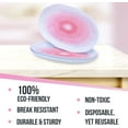 thumbnail image 5 of Silver Spoons Hammered Serving Trays for Party, Heavy Duty Disposable Platter, 12" x 7", Blush Mist (3 PC), Lava Collection, 5 of 5