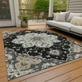 thumbnail image 4 of Dalyn Rugs Machine Washable Indoor/Outdoor Chantille ACN2194 Black 3' x 5' Rug, 4 of 9
