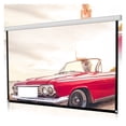 thumbnail image 1 of 60inch HD Projector Screen 16:9 Home Cinema Theater Projection Portable Screen Foldable Screen Canvas For Projector ,Easy to Use, 1 of 6