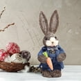 thumbnail image 2 of HaoXun Easter Simulation Plastic Bunny - Home Garden Decoration Creative Cartoon Photo Prop for Easter Holiday Home Party Room Decor, 2 of 2