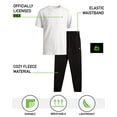 thumbnail image 2 of RBX Boys' Active Jogger Set - 2 Piece Breathable Short Sleeve T-Shirt and Fleece Joggers (Size: 4-12), 2 of 7