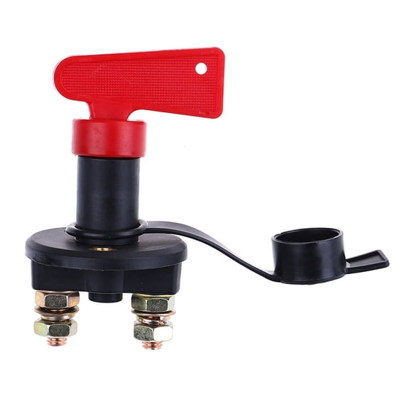 Car truck boat camper battery isolator disconnect cut off power kill switch