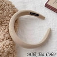 thumbnail image 1 of Fiudx Diadema Elegante, Alo Acolchado de Moda, Banda de Tela Cómoda, Accesorio Versátil para Mujer, Solución de Peinado para Día a Día, Adecuada para Todo Tipo de Peinados, para Niñas y Mujeres, Incl, 1 of 3