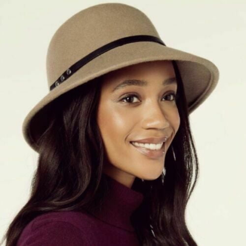 Nine West Felt Trench Hat Tan - Walmart.com