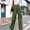 6-Green, variant on SELONE Cargo Pants Women High Waist with Pockets Polyester Fashion Clothes Ankle Length Baggy Fashion Clothes Blue XL