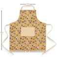 thumbnail image 7 of Mainstays Chef Kitchen Apron, 28" x 32" Cotton Apron with Pocket, Yellow Sunflower, 7 of 7