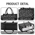 thumbnail image 4 of Large Capacity Tote Bag,Black Halloween Bats with White Handbag Fashion Luxury Tote Bag,15.7"x13"x 5.1" Inches,Laptop Compatible, 4 of 6