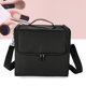 thumbnail image 5 of Bolsa de maquillaje, bolsa de maquillaje grande profesional de tres capas, estuche de maquillaje de funcionamiento suave, 5 of 14