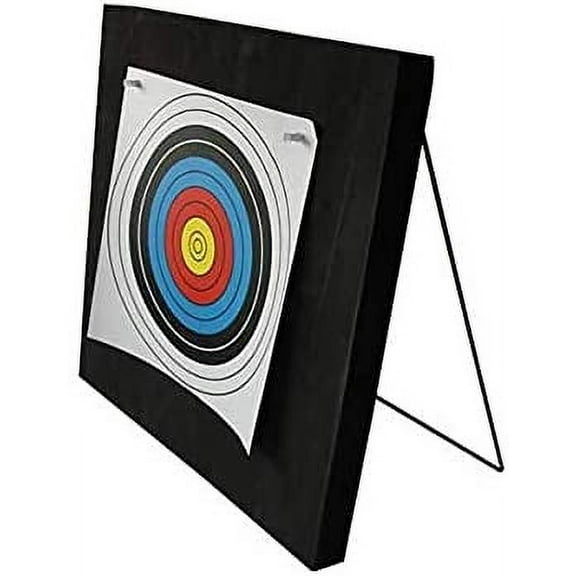 KHAMPA Archery Target for Backyard | 2x2 Ft. Economy Bow Target | Includes 2 Paper Targets and Push Pins for Crossbow or Compound Bow