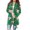 Green, variant on SDJMa Autumn And Winter Women's Christmas Printed Coat Loose Long Sleeve Cardigan Coat Tops