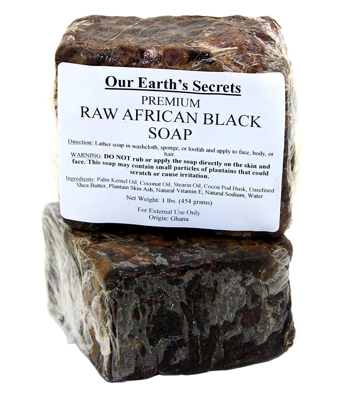 raw african black soap