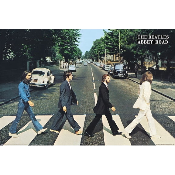 The Beatles - Music Poster (Abbey Road) (Size: 36" x 24")