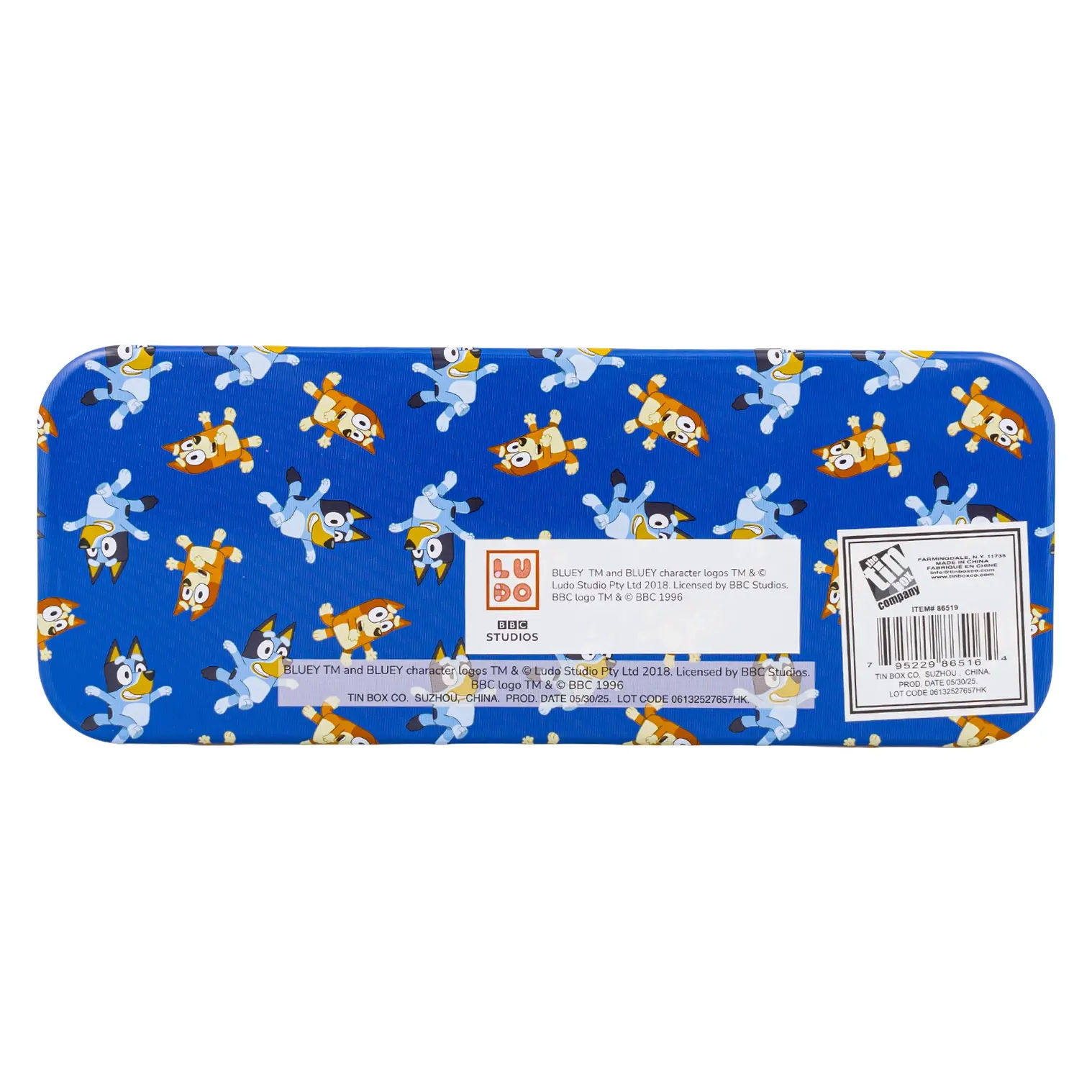 Bluey & BingoTin Pencil Case, 3 Assorted , 86519