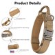 thumbnail image 4 of WAAYEE Collar Táctico para Perro, Collar Ajustable de Entrenamiento Militar de Nylon con Asa de Control y Hebilla de Metal Pesado para Perros Medianos y Grandes, con Parches y Estuche para Airtags (L, 4 of 8