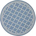 thumbnail image 3 of Safavieh Tapis d'Intérieur et d'Extérieur Bleu - Rond 7 Pieds10 Pouces, 3 of 5