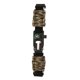 thumbnail image 1 of M Buder Pulsera de Supervivencia Paracord 22mm 6 en 1 Táctica Exterior Camuflaje Verde, 1 of 9