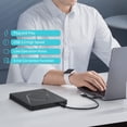 thumbnail image 3 of External CD DVD Drive, USB 3.0 Type-C DVD Player, Portable CD DVD +/-RW Drive for Laptop or Desktop, Compatible, 3 of 5