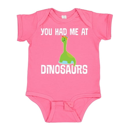 

Inktastic You Had Me at Dinosaurs Gift Baby Boy or Baby Girl Bodysuit