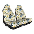 thumbnail image 2 of Honeii Bees Collecting Nectar for Car Seat Covers Full Set, Seat Covers for Cars, Car Seat Protector Waterproof, Leather Car Seat Cushion-1, 2 of 9