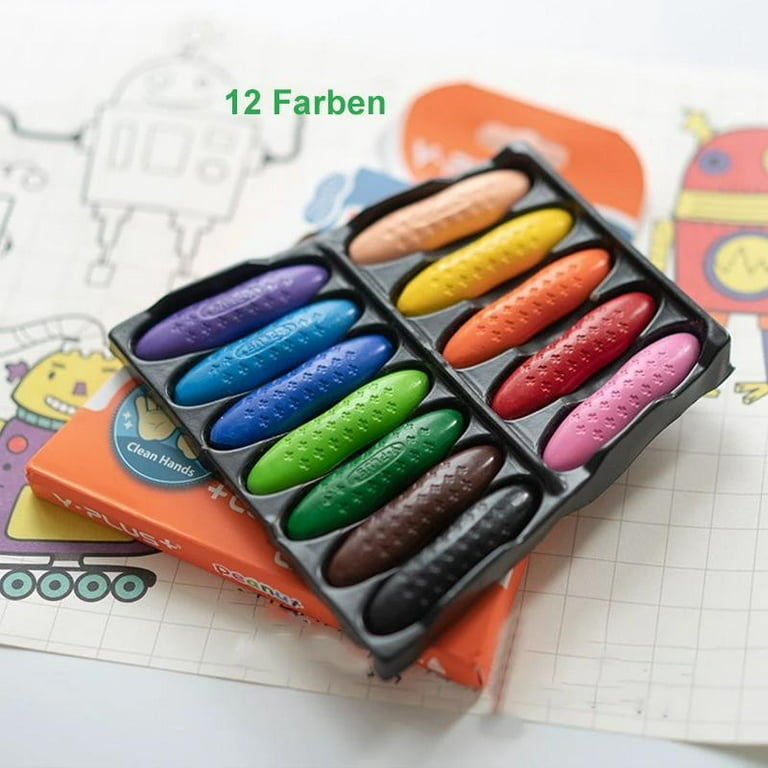 Kayannuo Kids Toys Christmas Clearance Colorful Peanu Crayon Oil Pastels  Brush Gift Box Children'S Graffiti Toy Baby Toys Birthday Gifts 