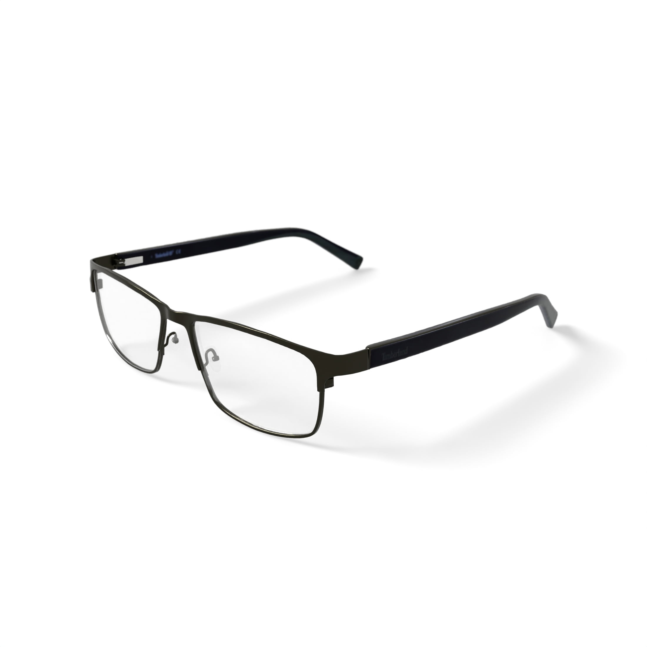 Timberland Men's TB1806-1 Browline Prescription Eyeglasses with Case, Green