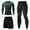 A-Green355, variant on Mens Athletic Running Suit Long Sleeve Shirt And Pants Workout 3 Piece Outfits With Pockets For Basketball Training Comfortable Outfit