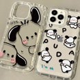 thumbnail image 2 of Cute Pochacco Phone Case for iPhone 15 14 13 12 11 Pro Max XR XS X 8 7 6 6S Plus SE 2020 Shockproof Transparent Back Cover, 2 of 5