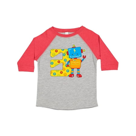 

Inktastic This Robot is Three- 3rd Birthday Gift Toddler Boy or Toddler Girl T-Shirt