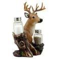thumbnail image 4 of Ebros Rustic Woodlands Wild Deer Big Buck Bust Salt & Pepper Shakers Holder, 4 of 7
