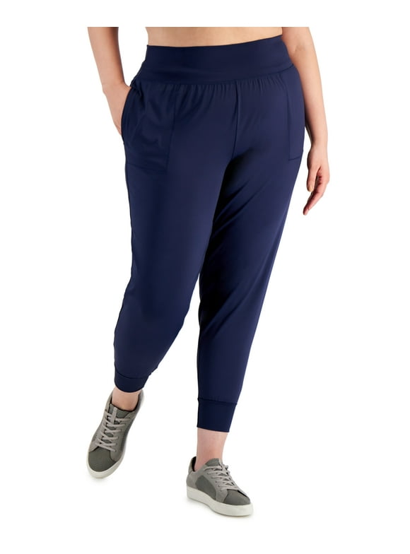 ID Ideology Women's Jogger Pants Blue Size 1X