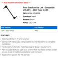thumbnail image 2 of Front Stabilizer Bar Link - Compatible with 2014 - 2020 Tesla S AWD - Beck Arnley, 2 of 2