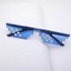 thumbnail image 3 of Gafas de sol con diseño nuevo y divertido de mosaico, gafas de sol Thug Life, gafas de sol Pixel Black Retro Gamer A1 Yellow, 3 of 5