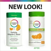 Vitamin C Gummies | 90 Count | With Vitamin E | Citrus Flavor | by Rainbow Light
