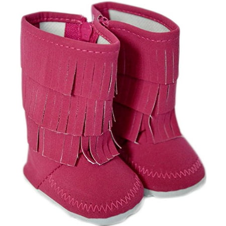 My Brittany's - My Brittany's Pink Fringe Boots For American Girl Dolls ...