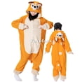 thumbnail image 2 of Pijamas de dibujos animados de una pieza para adultos, ropa de dormir de animales Kigurumi, ropa de casa para perros, disfraz de fiesta de Halloween para hombres y mujeres, 2 of 3