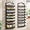 Black, variant on 8-Tier Over The Door Pantry Organizer, Large 2 IN 1 Wall Mount or Hanging Spice Rack, Pantry Door Organizer and Storage with Adjustable Basket, Door Spice Rack for Pantry, White