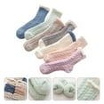 thumbnail image 6 of HERFIER 7 Pairs Warm Plush Slipper Socks Microfiber Boot Cozy Socks, 6 of 8