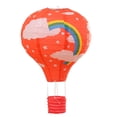 thumbnail image 1 of Wosthever Linternas de globos aerostáticos que terminan de tocar con globos grandes, linternas colgantes de globos aerostáticos DIY Artesanía color arcoiris diámetro 40CM, 1 of 6