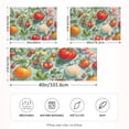 thumbnail image 2 of Yayeee Pillowcase Queen Size Set of 2 Satin Wrinkle Resistant Pillow Case, Green Floral Tomatoes, 2 of 7