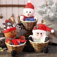 thumbnail image 2 of Contenedor de almacenamiento de cesta de dulces navideños Papá Noel decorativo, 2 of 5