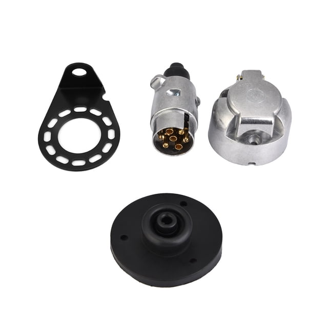 Enchufe de remolque Bling Bling 12 V 7 pines adaptador compacto y liviano