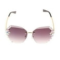thumbnail image 2 of Gafas de sol de gran tamaño Sunnimix Vintage Moda Gris, 2 of 8