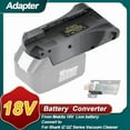 thumbnail image 1 of Adaptador de Batería para Batería Li-ion Ma-kita de 18V para Reemplazar para Batería Shark-UZ365H IZ363HT IZ462H IZ361H IZ163H IZ362H IZ482H Aspiradora Vertical Inalámbrica, 1 of 8