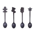 thumbnail image 2 of Ludlz 4Pcs Espresso Spoons, Mini Coffee Spoon, Stainless Steel Small Spoons for Dessert, Christmas Stainless Steel Coffee Tea Mixing Spoons Dessert Snacks Tableware, 2 of 7