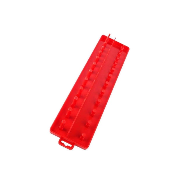 facefd Socket Organizer Holder Rack Sleeve Storage Bracket Tool Box Rail Tray Red Imperial M