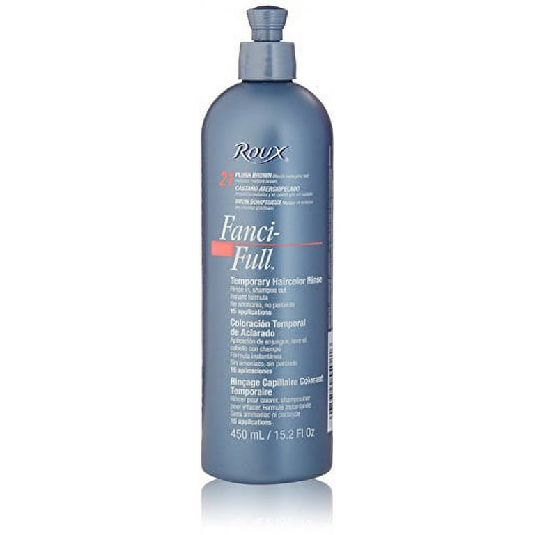 Roux Fanci-Full Temporary Color Rinse, Plush Brown, 15.2 oz