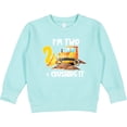thumbnail image 2 of Inktastic I'm 2 and Crushing It Construction 2nd Birthday Toddler Sweatshirt, 2 of 4