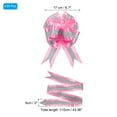 thumbnail image 2 of Uxcell 7" Pull Bows Gift Wrap Bows Baskets Present Wrapping Ribbon Bows Pink 20 Pack, 2 of 6