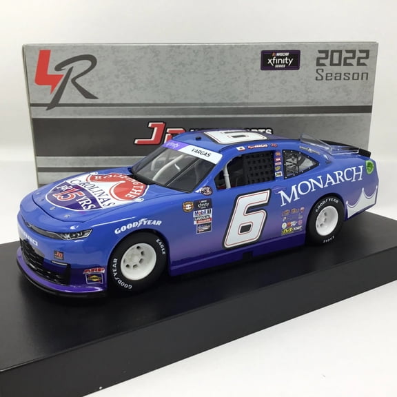 Ryan Vargas 2022 Monarch Roofing Darlington Throwback 1:24 Diecast