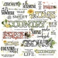 thumbnail image 2 of Vintage Artistry Countryside Rub-Ons 12"X12" 1/Sheet-Sentiments, 2 of 3